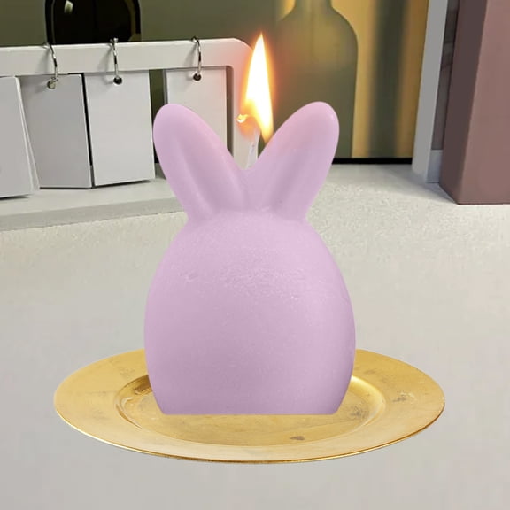 Aromatherapy Candle, Scented Candle, Folding Ear Bunny Soy Wax Candle, Long Lasting Burn Decorative Candle For Home Bedroom Yoga Gift Box