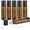 5PCS, variant on Amber Glass Roll On Bottles, 15mm Roller Ball Top, 5ml 10ml Refillable Vials, 5/10 Pack