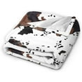 thumbnail image 3 of Cow Blanket for Adults, Cowhide Blanket for Girls, Cow Print Blanket for Teen Girls, Cow Baby Blanket, Cow Print Stuff for Women, Highland Cow Decor for Bedroom, Highland Cow Gifts for Women 50"x 60", 3 of 6