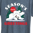thumbnail image 3 of Coca-Cola - Seasons Greetings Polar Bears - Women's Short Sleeve Graphic T-Shirt, 3 of 5