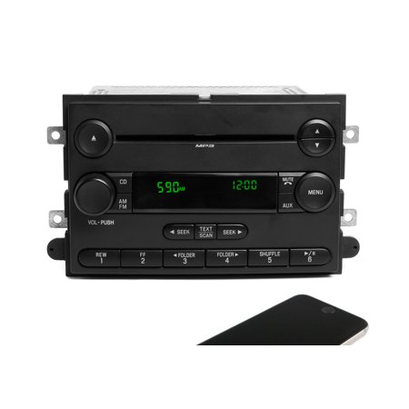 Restored 07-08 Ford Mustang OEM AM FM CD Player Radio w Bluetooth Upgrade 7R3T-18C869-MC (Refurbished)