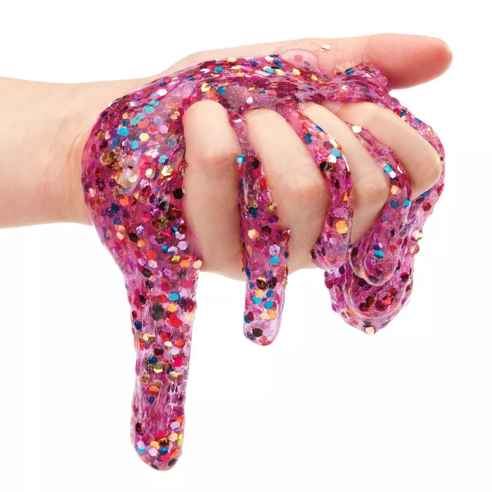 Cra-Z-Art Stretchy Slime, Glitter And Foam Confetti, Multicolor