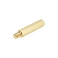 thumbnail image 3 of Uxcell M6 x 35 mm + 8 mm Male to Female Hex Brass Spacer Standoff 5 Pcs, 3 of 4