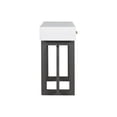thumbnail image 6 of Extra Long 57" Console Table with 3 Drawers, Elegant Entryway Table with Storage, Narrow Long Sofa Table for Living Room, Hallway, Behind Couch, White, 6 of 9