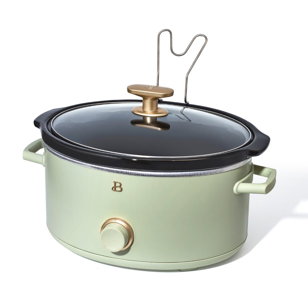 Beautiful 8QT Slow Cooker, Oyster Grey by Drew Barrymore - Walmart.com