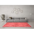 thumbnail image 3 of Ahgly Company Indoor Square Oriental Red Industrial Area Rugs, 7' Square, 3 of 4