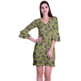 thumbnail image 1 of Moomaya Womens Imprimé Courte Robe Cloche Manches Robes pour les Femmes Vêtements d'Été Occasionnels, 1 of 6