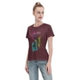 thumbnail image 4 of T-Shirt Basique à Manches Courtes pour Femmes Style de Rue Demon Slayer, 4 of 6