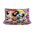 thumbnail image 3 of The Powerpuff Girls 3 Pieces Bedding Set 3D Printed Lightweight Bed Quilt Set Comforter Cover Set for Girls Kids Teens, 1 Quilt Cover 2 Pillowcases 90"x90", 3 of 8