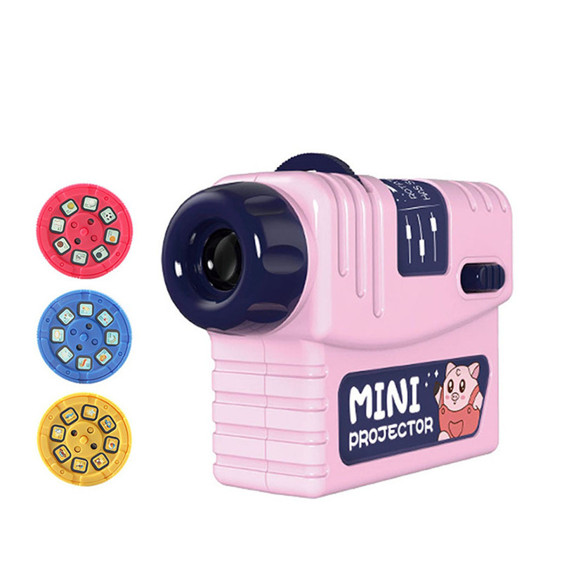 【JCXAGR】 Kids Slide Projector Children Bedtime Story Tell Flash Cartoon