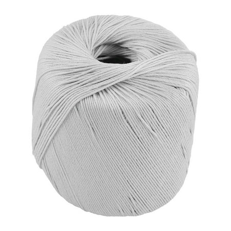 - Gray Cotton DIY Craft Clothes Sweater Hand Knitting Tatting Crochet Yarn Thread