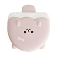 thumbnail image 2 of 5 Compartment Candy Tray, Cartoon Cute Snack Serving Tray with Lid Divided Food Storage Organizer Plate for Snack Candy Nut Picnic, 2 of 8