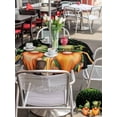 thumbnail image 4 of Outdoor Tablecloth with Umbrella Hole and Zipper, St. Patrick's Day Round Table Cloth 60 Inch Waterproof Tablecloth, Green Lucky Shamrocks Harp Beer Black Picnic Table Cover for Patio Camping, 4 of 7