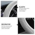 thumbnail image 3 of Funda De Cuero Para Volante, Protector De Rueda De 38Cm/14,93 Pulgadas, Funda Protectora De Rueda Elástica, Accesorios Antideslizantes Para Coche Cateissary VI009570-03, 3 of 7
