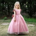 thumbnail image 4 of Drtj Flower Girl Dresses Wedding Fly Sleeve Pearl Tulle Girls Prom Dresses Party Princess Dresses, 4 of 7