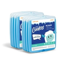 Cool Coolers by Fit   Fresh Slim Kids Ice Packs for Lunch Boxes or Coolers, Blue, 8pk.