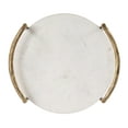 thumbnail image 5 of Butler Specialty Company Madlyn 19"  Round Marble and Iron Side Table - Ivory, 5 of 6