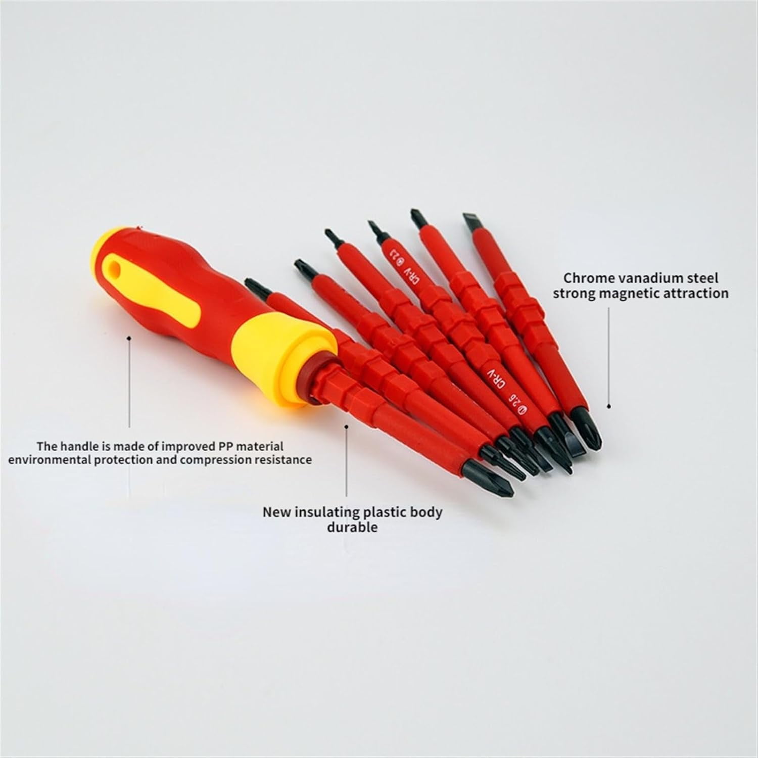 Gamvdout DIY Tool Kit 8PCS Screwdriver Bits Sets For Household Electrical Repairing Maintenance Hand Tools Tool Sets