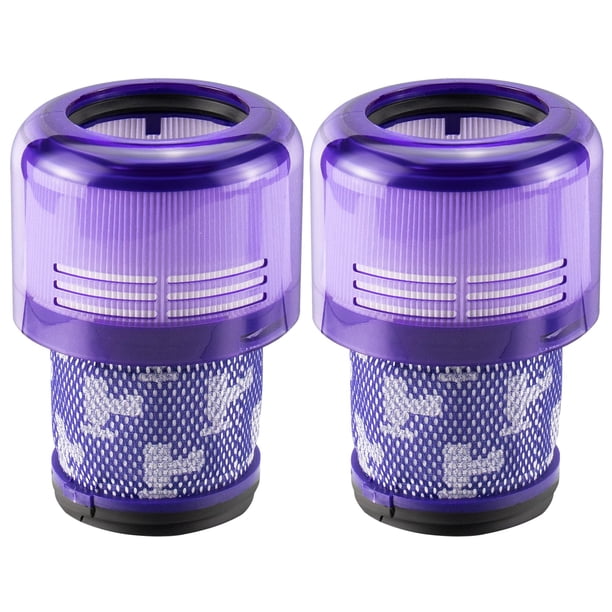 Reemplazo de filtro mejorado para V11 Animal, V11 Torque Drive Detect aspiradora inalámbrica, reemplaza la pieza # 970013-02 (paquete de 2)