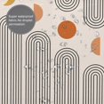 thumbnail image 3 of Boho Shower Curtains for Bathroom Mid Century Minimalist Abstract Aesthetic Modern Bathroom Decor Curtain Machine Washable Waterproof Fabric with 12 Hooks (Beige Minimalist, 72" x 72"), 3 of 6