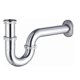 thumbnail image 1 of Sifón universal para lavabos y fregaderos-Drenaje de lavabo tubular-Trampa adaptativa de sifón y olor con agujeros de limpieza + Instrucciones Feliz Sencillez, 1 of 5