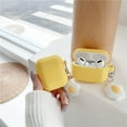 thumbnail image 5 of Compatible with AirPods Case Soft Silicone Cute Cartoon Keychain Shockproof Cover Case for Girls Women Airpods 1&2- Yellow, 5 of 16