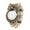 Brown, variant on Bracelet Women's Quartz Watch - Kitty Frame Design w / Rhinestones and Beaded - Smoke Black - WT-KH01407BK