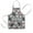 Gray Christmas Snowman, variant on Multicolor Christmas Snowflake Pattern Kids Aprons for Girls and Boys,Adjustable Neck Strap Toddler Aprons for Kids Cooking Baking