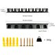 thumbnail image 5 of Yuarrent 2 soportes para cañas de pescar, estante de almacenamiento para postes de pared de 6 varillas, estante de plástico para organización, tienda, Pescar Yuarrent OD020984-00B, 5 of 6