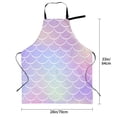 thumbnail image 6 of Goofa Fish Scale1 Printed Waterproof Apron 33" Chef Aprons for Men Heavy Duty Chemical Work Apron Adjustable Bib Apron, 6 of 9
