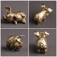 thumbnail image 2 of 1pc Zodiac Cerdo en forma de adorno Hogar Mini adorno Llavero creativo Dorado, 2 of 6