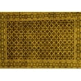 thumbnail image 1 of Ahgly Company Indoor Rectangle Southwestern Yellow Country Area Rugs, 2' x 4', 1 of 4