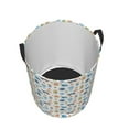 thumbnail image 4 of Xecao Undersea Animals Print Laundry Hamper Basket,designed for Blanket Storage and Nursery Clothes in the Bedroom, 4 of 8