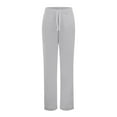 thumbnail image 3 of Girls Casual Loose Fit Elastic Waist Drawstring Straight Wide Leg Joggers Sweatpants Open Bottom Athletic Workout Pants with Pockets for Kids and Teens, 3 of 9