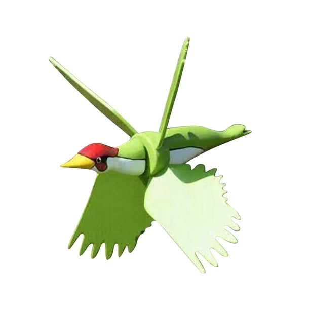 Clearance Wooden Whirligig-Asuka Series Windmill Whirly Parrots Garden Decoration