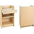 thumbnail image 3 of Well Top Melamine Wood Cash Register Stand with Drawer, Maple, 3 of 3