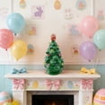 thumbnail image 4 of Easter Decor Easter Christmas Tree Shaped LED Resin Ornament with Colorful Lights Christmas Tree Window Decor Spring Holiday Decor Home Decor Collection, 4 of 6