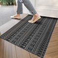 thumbnail image 4 of Black Christmas Folk Pattern Door Rugs,Washable Non Slip Door Mats Indoor,Decorative Door Mats,Entry Mat Indoor for Entrance,Bedroom,Kitchen,Bathroom,17"x30", 4 of 6