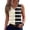 Beige, variant on White Tank Top Woman 2026 Summer Sleeveless Loose Fit Striped Boho T Shirts Dressy Casual V Neck Womens Fashion Shirts Black L