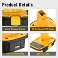 thumbnail image 4 of Adaptador de batería DM18D para Dewalt 18V Tools x2, 4 of 7