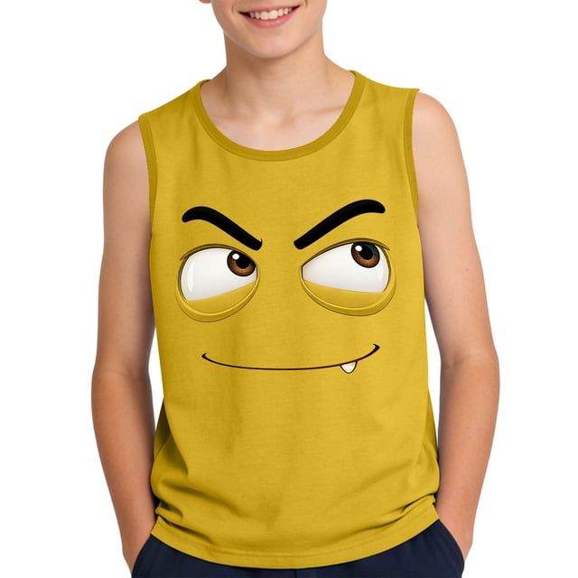 Niño Pequeño Niños Niños Camisola sin Mangas Gradiente Suave Imprimir Moda Fondo Lindo para el Desgaste Informal Y Ocasiones Especiales