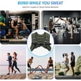 thumbnail image 4 of The Omniscient Shop Weighted Vest, 6lb/8lb/12lb/16lb/20lb/25lb/30lb Weight Vest with Reflective Stripe for Workout, Strength Training, Running, Fitness, Muscle Building, Weight Loss, Weightlifting, 4 of 15