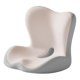 thumbnail image 5 of Cojín de respaldo de espuma viscoelástica para asiento largo con soporte lumbar para la cintura. Gris beige, 5 of 8