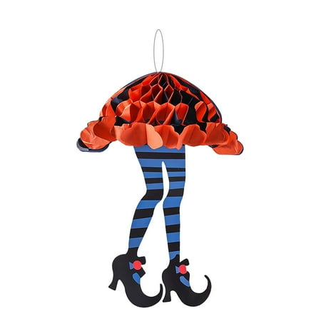 

Veki Witch Legs Honeycomb Solitaire Decoration Pendant For Home Party Decor Car Hanging