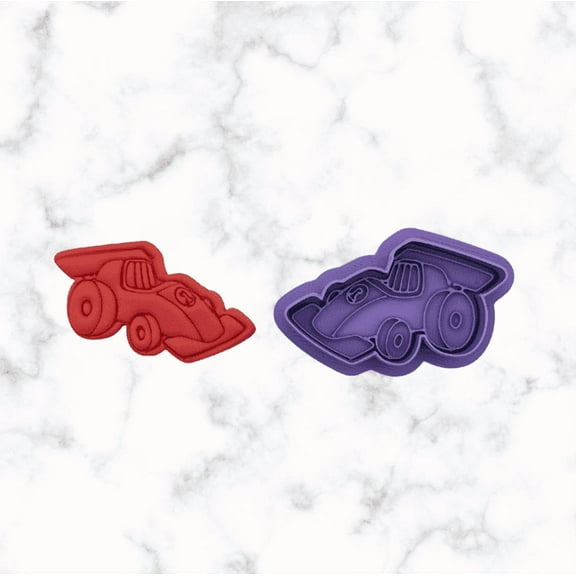 Race Car (A) Cookie Cutter and Stamp
