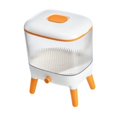 thumbnail image 1 of CNKOO Rice Bucket Dispenser Sealed Transparent 10kg Storage Container Large-Capacity Moisture-proof Plastic Cereals Grain Box Normal/10kg, 1 of 10