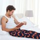 thumbnail image 5 of Fotbe Foxes In Different Poses Pantalones de Pijama para Hombre, Pantalones de Dormir, Pantalones de Casa con Cintura Ajustable y Bolsillos-3X-Large, 5 of 6