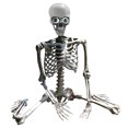 thumbnail image 2 of Hbdhejl Halloween Skeleton Prop Deco Halloween Skeleton Life Size Full Body Posable Joints Skeletons Human Full Size Hand Life Body Anatomy Model Halloween Decorations Outdoor, 2 of 7