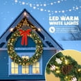 thumbnail image 2 of Zimtown 60in Outdoor Christmas Wreath Decoration Garland Garden w/ 220 Lights 600 Branches, 2 of 7