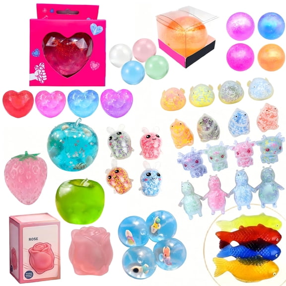 Apple Squishy Stress Reliever, Slow Rising Decompression Ball, Soft Fruit Sensory Fidget Pal for Anxiety Relief